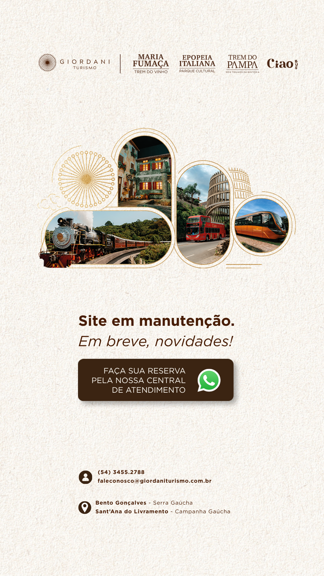 Site em manutenção